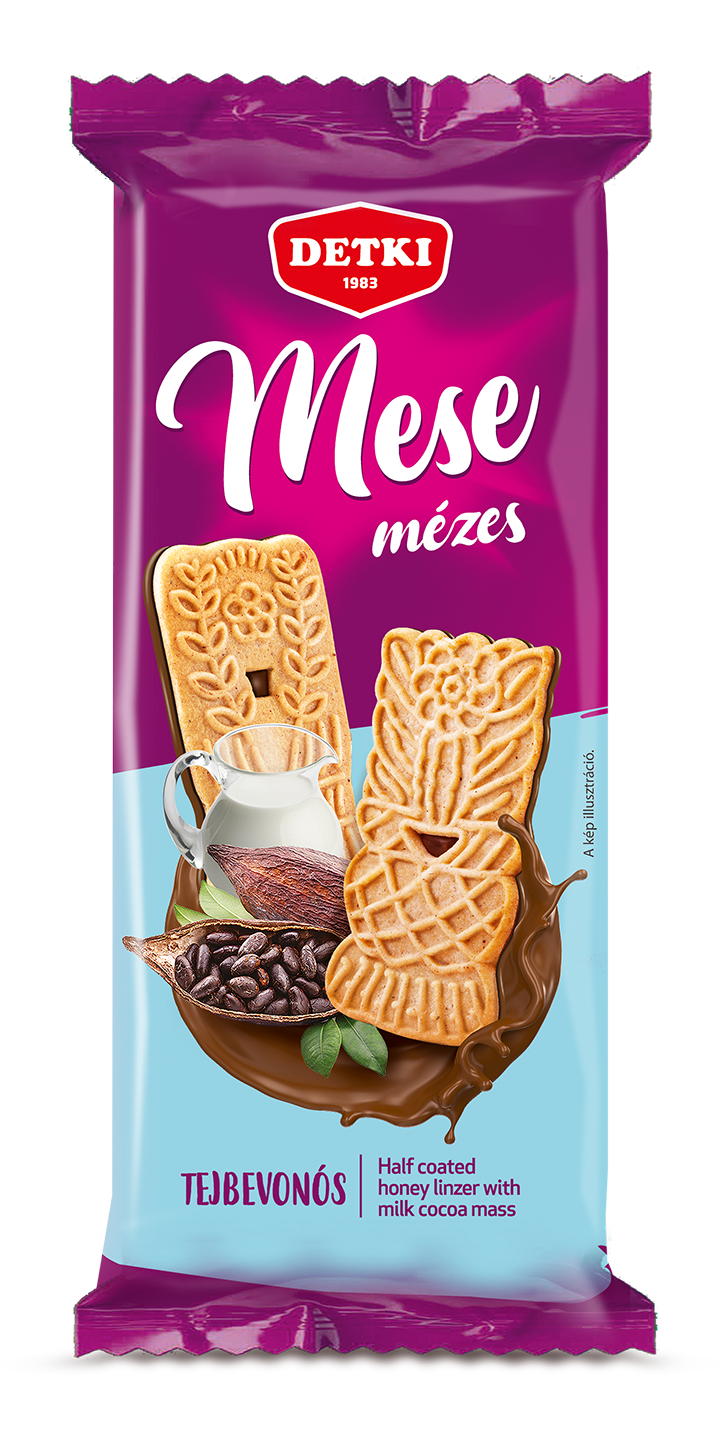 Mese mézes linzer kakaós tejbevonómasszával félig mártva 180g